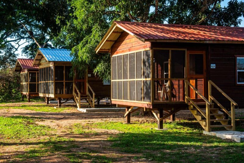  Belize riverfront cabins